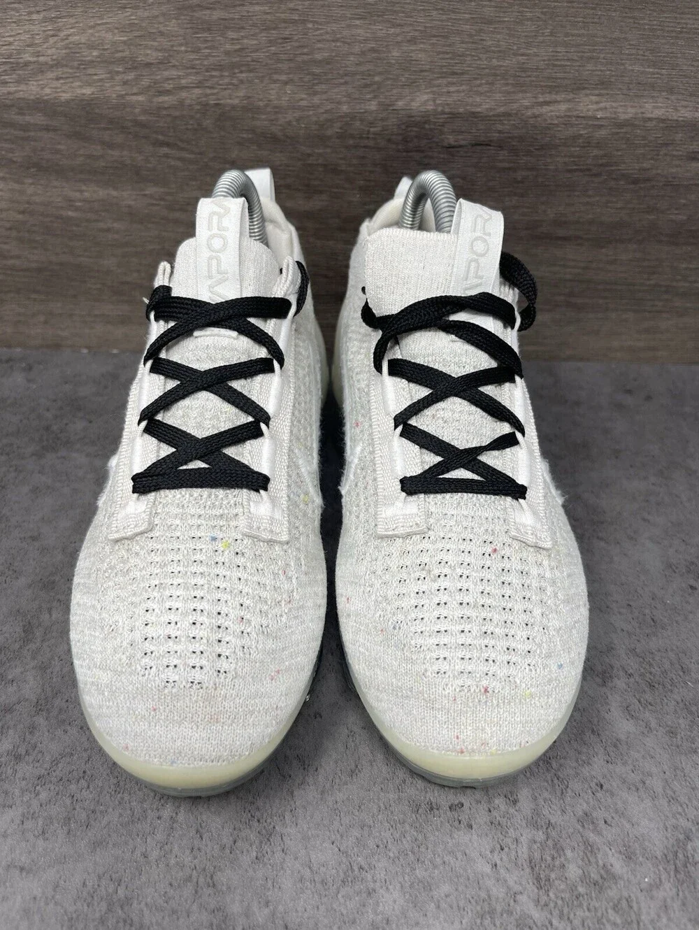 Nike Air VaporMax 2021 FK Size 6 Womens Flyknit Running Shoes White DJ9975-001